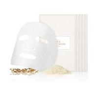 I'm from Rice Sheet Mask Pack of 5, Korean Rice Face Mask, Creamy Hydration for Dry, Combination Skin, Moist, Milky Essence, Biodegradable, Vegan, Hypoallergenic, 20ml