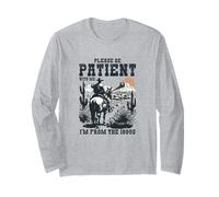 I'm from the 1900,Lone Cowboy on a Horse,Wetsern Movie Lover Long Sleeve T-Shirt