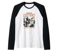 I'm from the 1900,Wetsern Movie Lover,Lone Cowboy on a Horse Raglan Baseball Tee