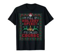 I'm Full of Holiday Spirit It's Called Cognac Christmas T-Shirt