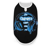 I'm Gaming Can't Hear You Dog Shirt Sleeveless Pet Clothes Summer T-Shirts Tank Top for Small Puppy Cat