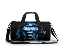 I'm Gaming Can't Hear You Gym Duffel Bag Sports Shoulder Backpack Travel Weekender Handbag for Men Women