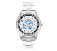 I'm Gaming Can't Hear You Quartz Watch Stainless Steel Wrist Watches for Men Women Easy to Read