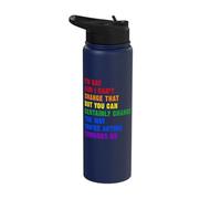 I'm Gay Accept Me LGBTQ+ Pride Equality Stainless Steel Insulated Water Bottle