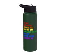 I'm Gay Accept Me LGBTQ+ Pride Equality Stainless Steel Insulated Water Bottle