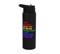 I'm Gay Accept Me LGBTQ+ Pride Equality Stainless Steel Insulated Water Bottle