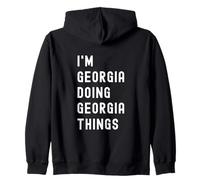 I'm Georgia Doing Georgia Things Zip Hoodie