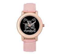 I'm Getting Meowied Women's Wrist Watch Fashion Wristwatches with Pink Strap Gifts for Women Mother Wife Birthday