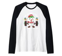 I'm Giving Myself Muscles for Christmas Raglan Baseball Tee