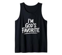 I'm God's Favorite Christian Religious Church Tank Top