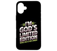I'm God's Limited Edition Weird Wild Unique Case for iPhone 16 Plus