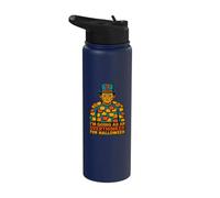 Im Going As an Overthinker for Halloween Funny Anxiety Stainless Steel Insulated Water Bottle