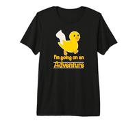 I'm Going On an Adventure Yellow Duck Premium T-Shirt