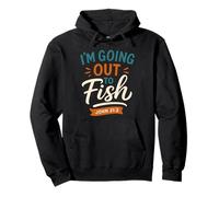 I'm Going Out To Fish John 21 3 - Vintage Christian Pullover Hoodie