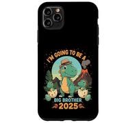 I'm Going To Be A Big Brother 2025 Cute Dinosaur Case for iPhone 11 Pro Max