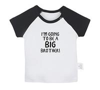 I'm Going to be a Big Brother Funny Slogan Tshirt, Infant Baby T-Shirt, Newborn Tops, 0-24Months Kids Graphic Tees, Toddler Cotton Clothes
