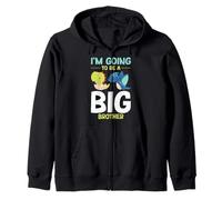 I'm Going To Be A Big Brother To Be Becoming Big Brother Zip Hoodie