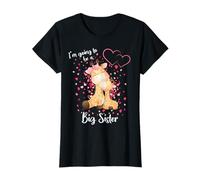 I'm Going to be a Big Sister 2026 Giraffe Announce Pregnancy T-Shirt