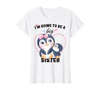 I'm Going to Be A Big Sister 2026 T-Shirt, Women, White, 3X-Large
