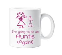 I'm Going To Be An Auntie Again Mug 60 SECOND MAKEOVER White One Size