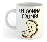 I'm Going to Crumb! | Funny Gift Idea Cup Tea Coffee | 11oz White Mug
