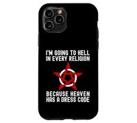 I'm Going To Hell In Every Religion Cool Atheism Agnostic Case for iPhone 11 Pro