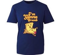 I'm Gonna Crumb Bread Toast Funny Spoof Adult T-Shirt Joke Humor Offensive Dirty Naughty Gift for GF Gift for BF Gift for Friends Birthday Xmas Gift Tee Top (Navy, XL)
