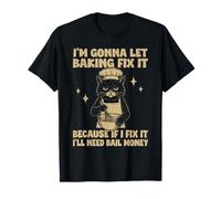I'm Gonna Let Baking Fix it Funny Baker Cat T-Shirt