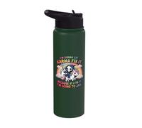I'm Gonna Let Karma Fix It Because If I Fit it I'm Going to Stainless Steel Insulated Water Bottle
