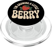 I'm Growing A Little Berry 2026 Pregnancy Announcement PopSockets PopGrip for MagSafe