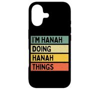I'm Hanah Doing Hanah Things Funny Personalized Quote Case for iPhone 17