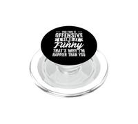 I'm Happier Than You Sarcastic Ragebait Humor PopSockets PopGrip for MagSafe