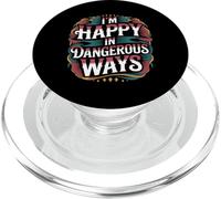 I'm Happy In Dangerous Ways Chaotic Behavior Energy - PopSockets PopGrip for MagSafe