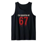 I'm Haunted by 67 Funny Creepy Halloween Six Seven Tank Top