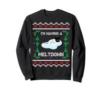Im Having A Meltdown Funny Hot Christmas Melting Snowman Sweatshirt