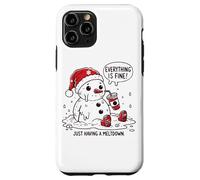 I'm Having a Meltdown Funny Snowman Case for iPhone 11 Pro