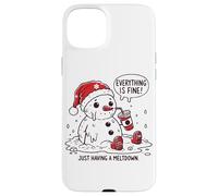 I'm Having a Meltdown Funny Snowman Case for iPhone 15 Plus