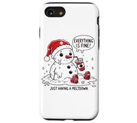 I'm Having a Meltdown Funny Snowman Case for iPhone SE (2020) / 7/8