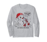I'm Having a Meltdown Funny Snowman Long Sleeve T-Shirt