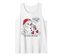 I'm Having a Meltdown Funny Snowman Tank Top