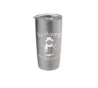 I'm Having A Meltdown Snowman Christmas Funny Humor Xmas Stainless Steel Insulated Tumbler