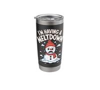 Im Having A Meltdown Snowman Stainless Steel Insulated Tumbler