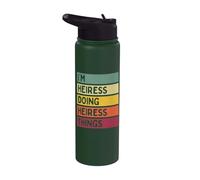 I'm Heiress Doing Heiress Things Funny Personalized Quote Stainless Steel Insulated Water Bottle