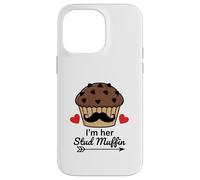 I'm Her Stud Muffin I'm His Cupcake Shirt Matching Couple Case for iPhone 14 Pro Max