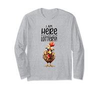 I'm Here Because I Didn't Win The Lottery Funny Clothing Long Sleeve T-Shirt