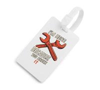 I'm Here Because You Broke It Luggage Tags for Suitcases Handbag Tag Labels Travel Accessories Privacy Cover ID Label