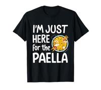 Im Here for Paella Spanish Rice Dish Foodie Humor Paella Pan T-Shirt