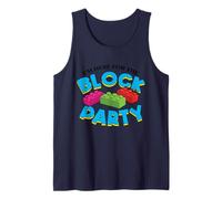 I'm Here for The Block Party Brick Builder Building Block Tank Top