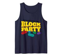 I'm Here for The Block Party Building Block Brick Builder Tank Top