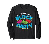 I'm Here for The Block Party Building Block Master Builder Long Sleeve T-Shirt